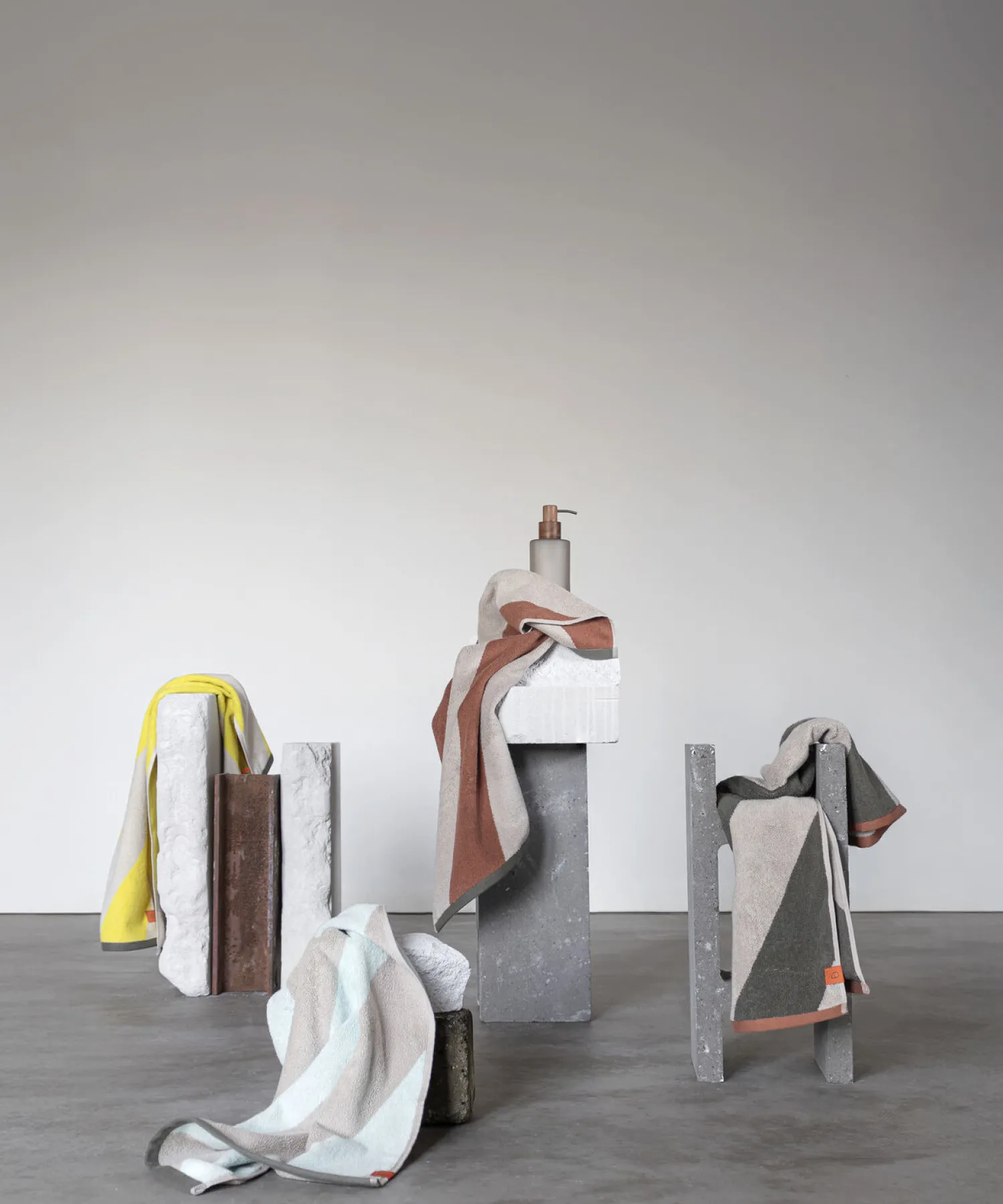 Best Mette Ditmer - DIAGONAL towel - Yellow