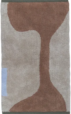 Clearance Mette Ditmer - FIGURA rug, small - Brick