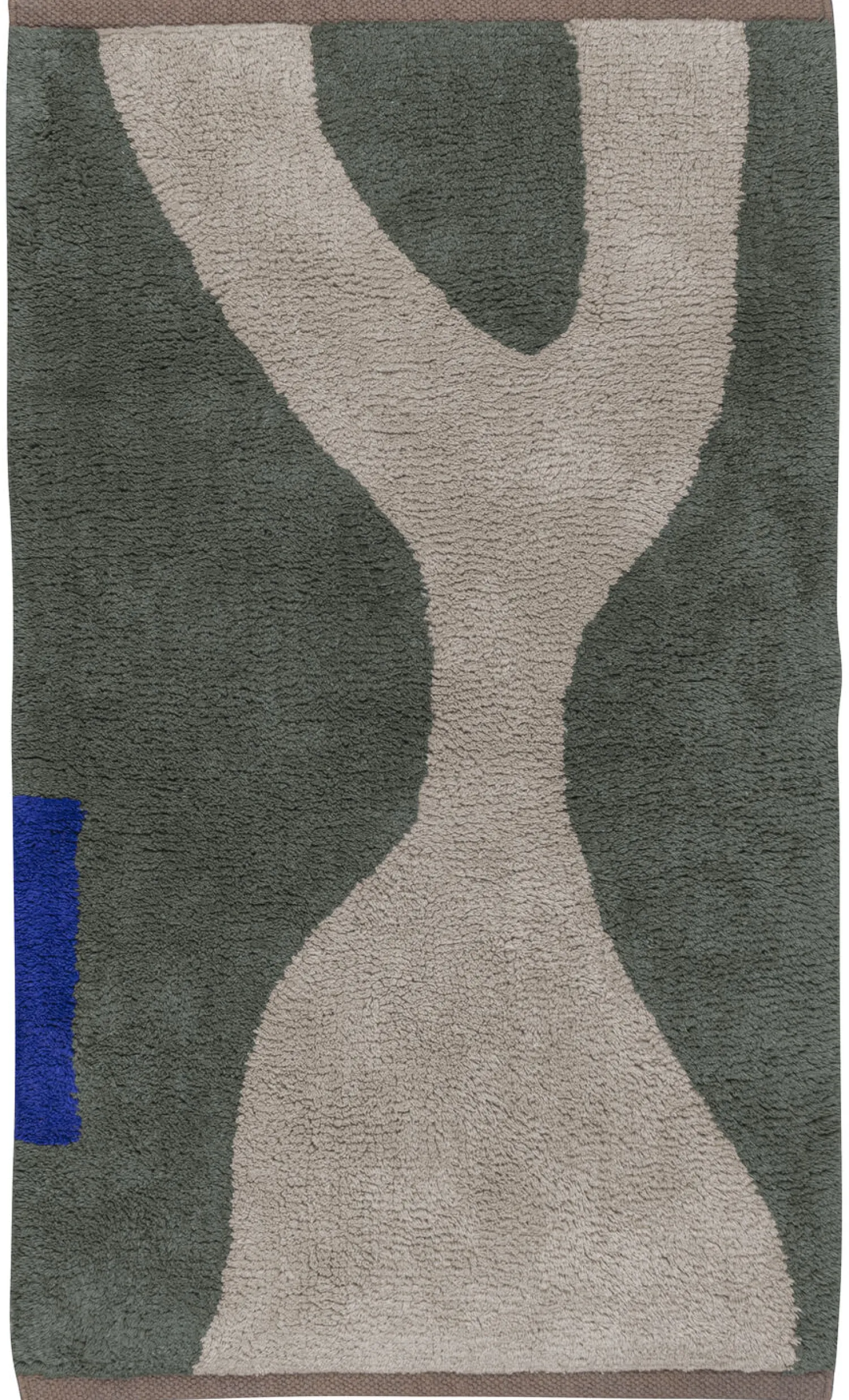 Outlet Mette Ditmer - FIGURA rug, small - Dark olive
