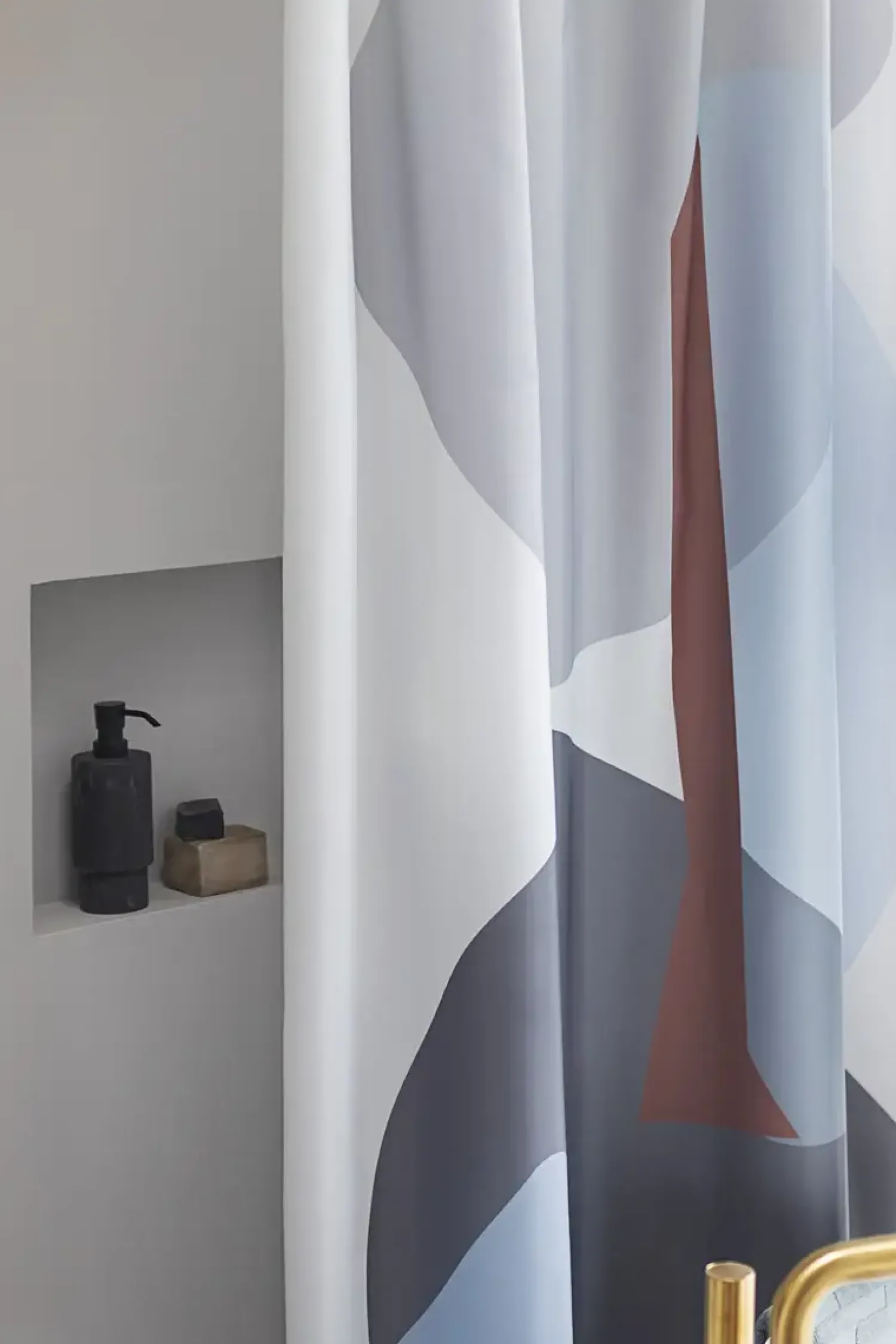 Discount Mette Ditmer - GALLERY badeforhæng - Lysegrå