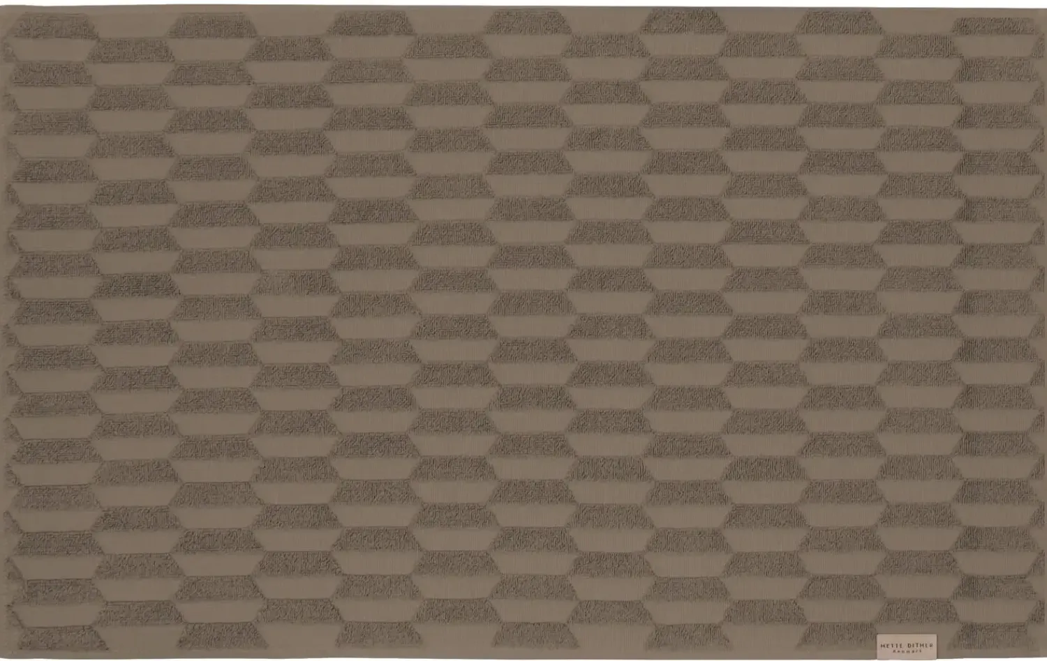 Hot Mette Ditmer - GEO-bademåtte - Nougat - W50 x L80 cm
