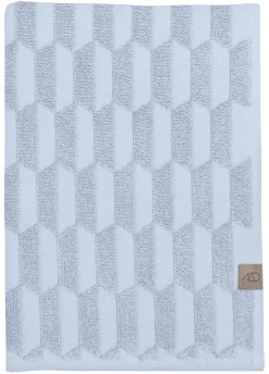 Best Mette Ditmer - GEO-håndklæde - Light Blue - W70 x L133 cm