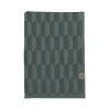 Clearance Mette Ditmer - GEO håndklæde - 50x95 cm - Pine Green - grøn