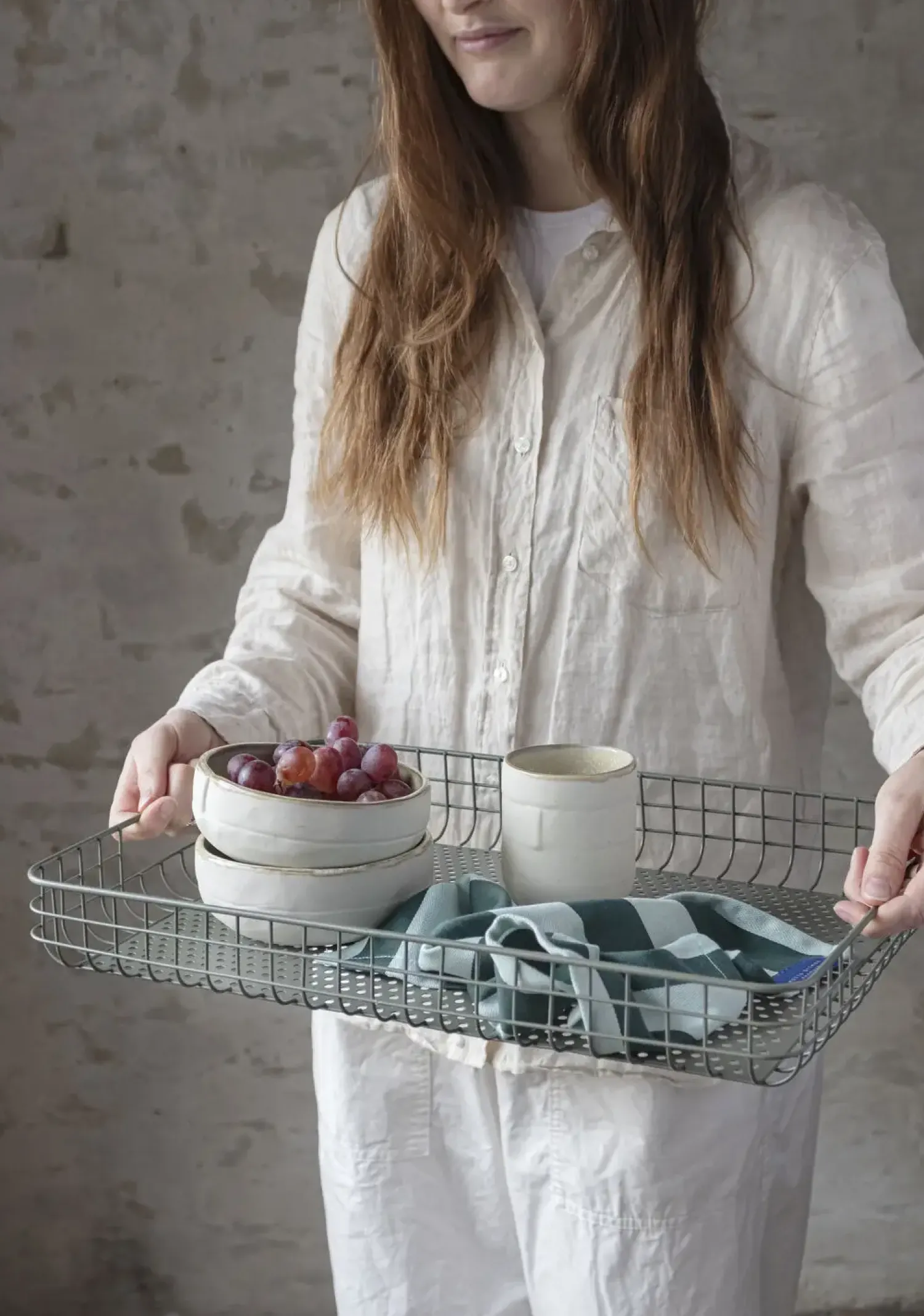 Discount Mette Ditmer - LIFT tray - Thyme green