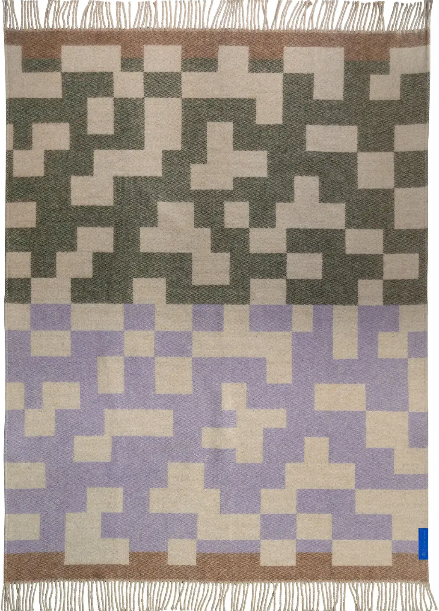 New Mette Ditmer - MAZE-plaid - Lilac - W130 x L190 cm