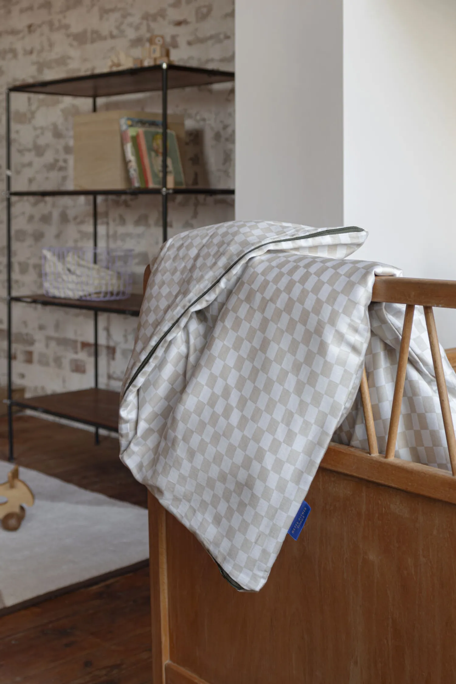Outlet Mette Ditmer - MINI baby bed set - Sand / Light grey