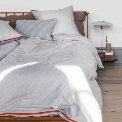 Discount Mette Ditmer - MINI-sengesæt - Light blue/Tan - W140 x L220 cm