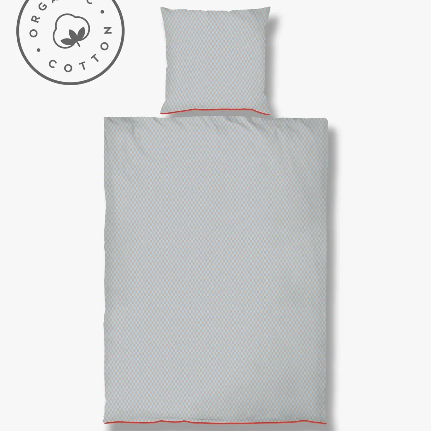 Mette Ditmer - MINI-sengesæt - Light blue/Tan - W140 x L200 cm