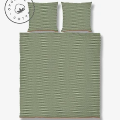 Online Mette Ditmer - MINI-sengesæt - Pine green/Tan - W200 x L220 cm