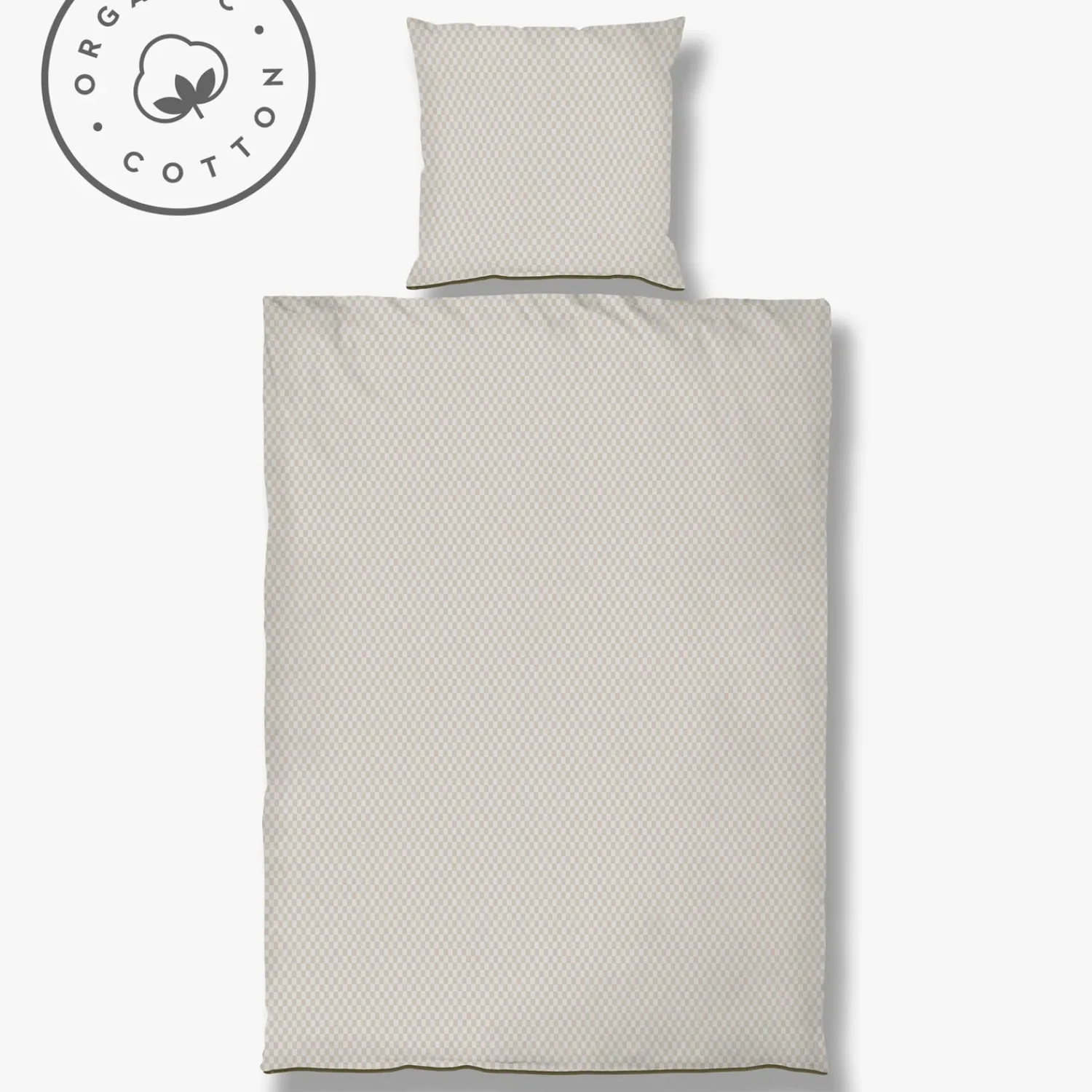 New Mette Ditmer - MINI-sengesæt - Sand/Light grey - W140 x L220 cm