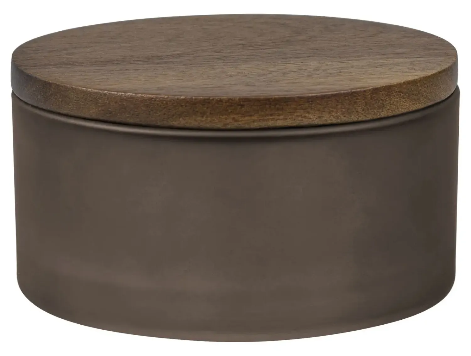 New Mette Ditmer - MODEST-lågkrukke - Walnut