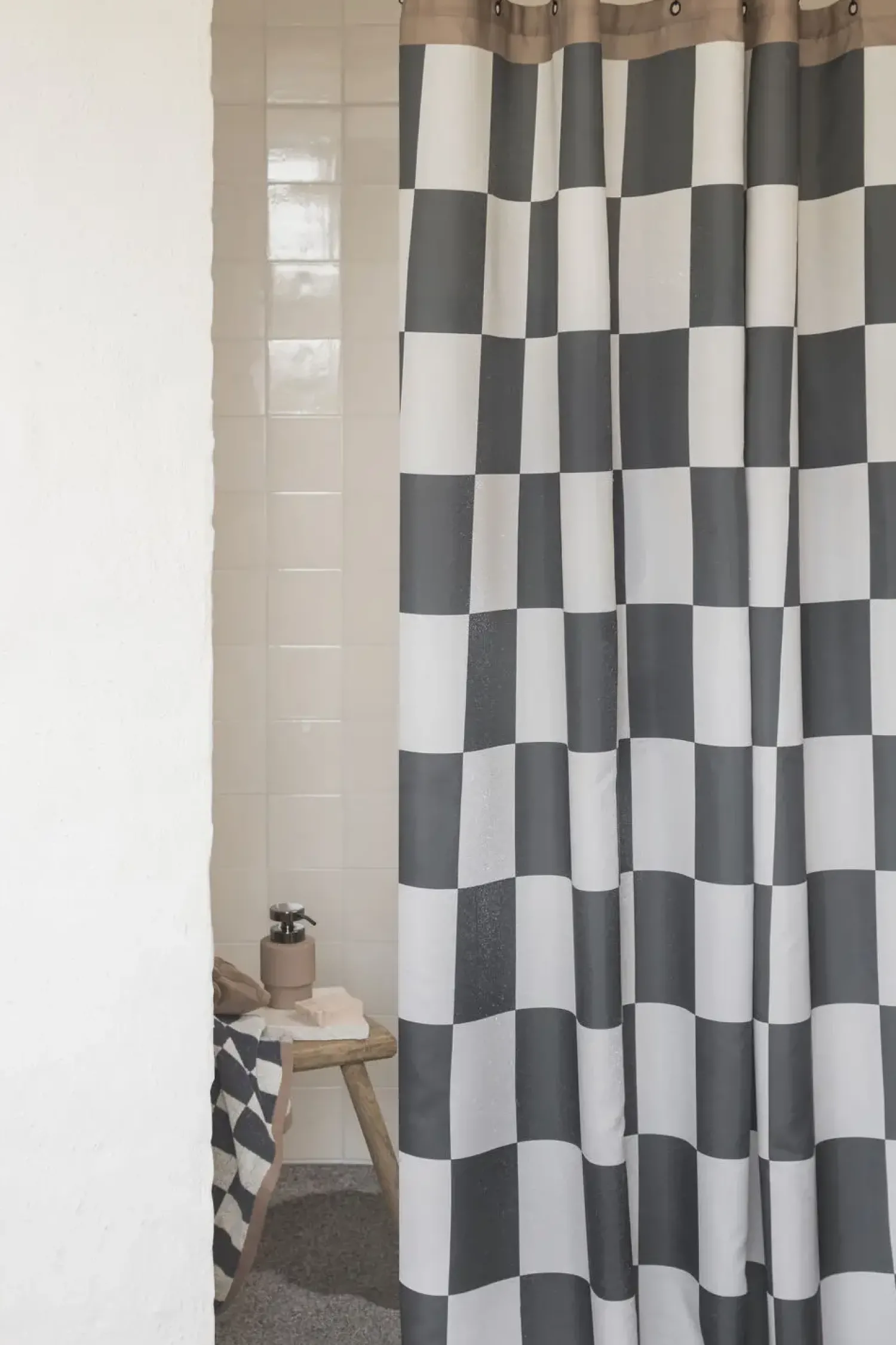 Sale Mette Ditmer - RETRO-badeforhæng - Dark grey