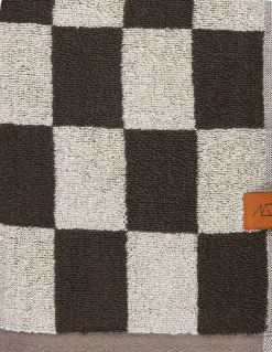 Online Mette Ditmer - RETRO-håndklæde - Chocolate - W50 x L 90 cm