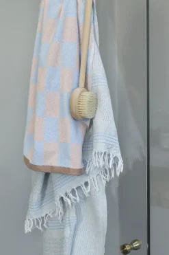 Sale Mette Ditmer - RETRO håndklæde, lyseblå