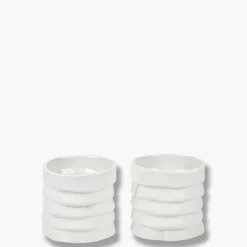 Online Mette Ditmer - RIBBON fyrfadsstage - Off-white - 2-pak