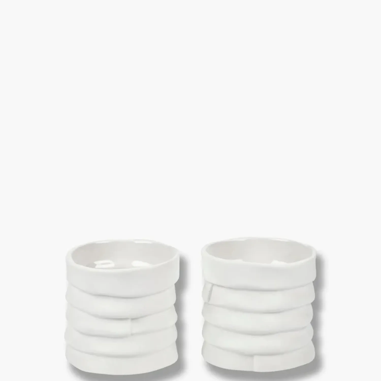 Online Mette Ditmer - RIBBON fyrfadsstage - Off-white - 2-pak