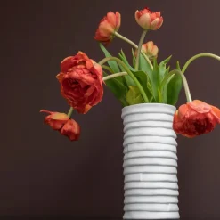 Online Mette Ditmer - RIBBON Vase - Large - Off-white