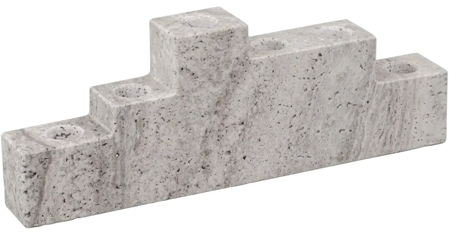 Outlet Mette Ditmer - STEP six-lysestage - Chalk