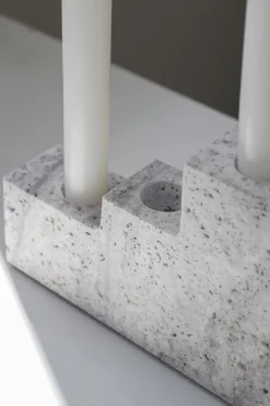 Outlet Mette Ditmer - STEP six-lysestage - Chalk
