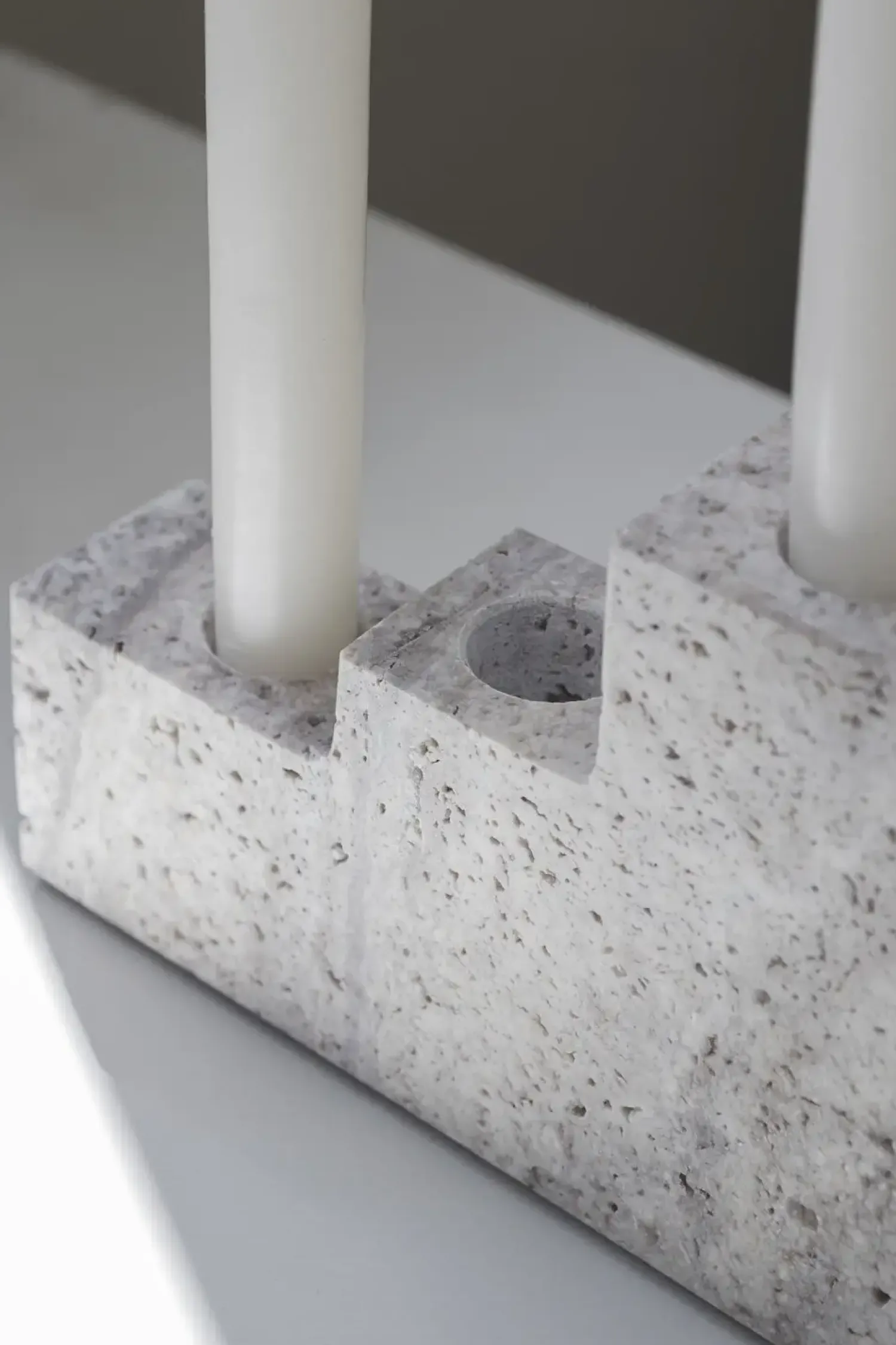 Outlet Mette Ditmer - STEP six-lysestage - Chalk