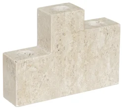 Outlet Mette Ditmer - STEP trio candleholder - Linen