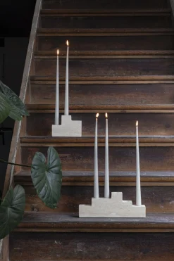 Outlet Mette Ditmer - STEP trio candleholder - Linen