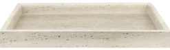 Online Mette Ditmer - TRAVERTINE tray, large - Linen