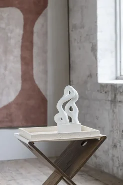 Online Mette Ditmer - TRAVERTINE tray, large - Linen