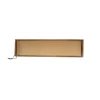 Clearance MILLE W NORDISK DESIGN - Bakke i træ - Beige læder - 15 x 60 cm.
