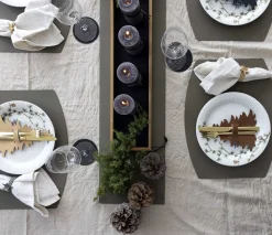 Outlet MILLE W NORDISK DESIGN - Bordløber - Grå læder