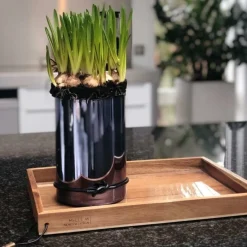 Sale MILLE W NORDISK DESIGN - Lyslygte/Vase i medium (Sort)