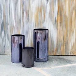 Sale MILLE W NORDISK DESIGN - Lyslygte/Vase i medium (Sort)