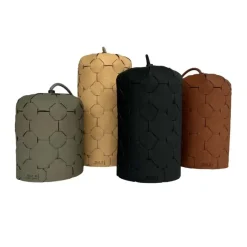 New MILLE W NORDISK DESIGN - Polar Lights - Pendel - Beige læder - Large