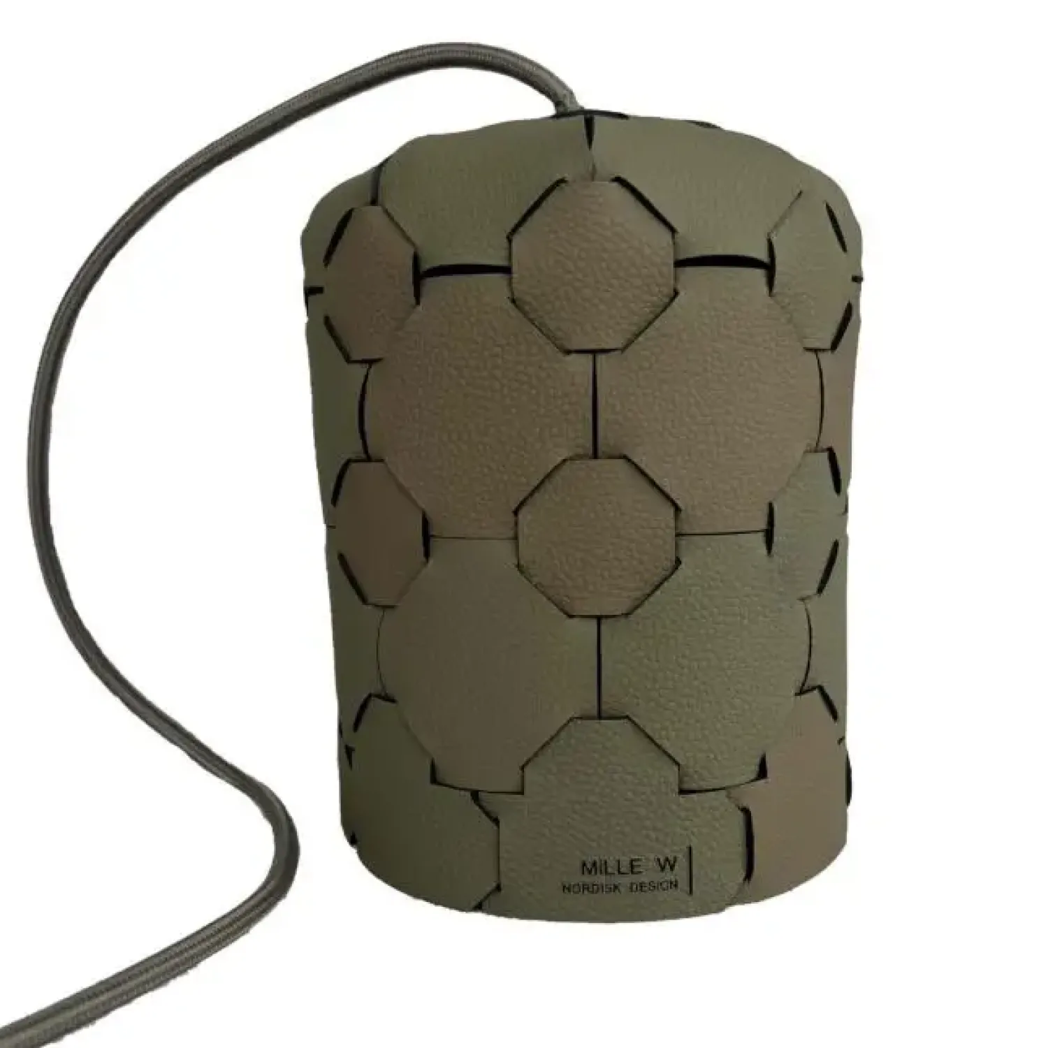 Online MILLE W NORDISK DESIGN - Polar Lights - Pendel - Grå læder - Large