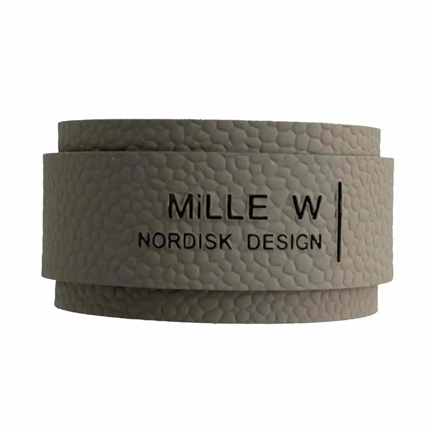 Clearance MILLE W NORDISK DESIGN - Servietring - Grå læder
