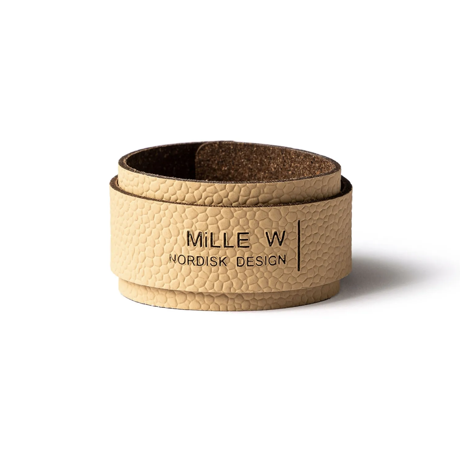 MILLE W NORDISK DESIGN - Servietholder - Beige læder