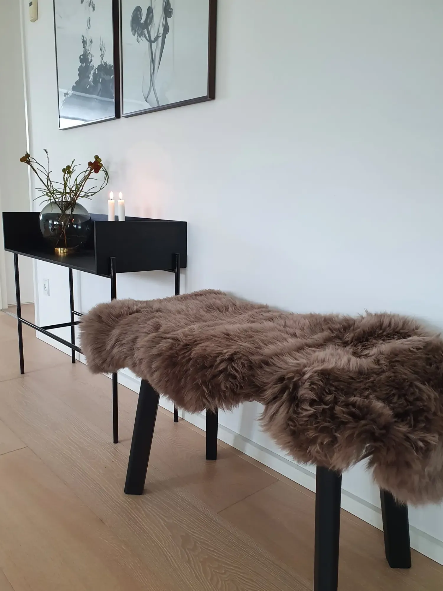 Sale Misha Lammeskind - Brun - Ægte skin - 50x85 cm