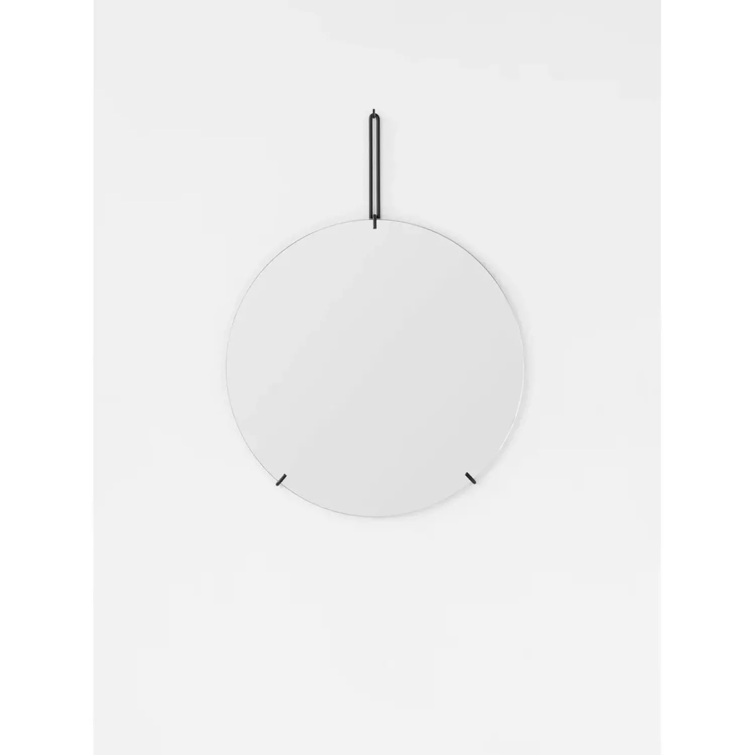 Discount MOEBE - Væg spejl - 50 cm, sort - Wall Mirror Ø50 cm - Black