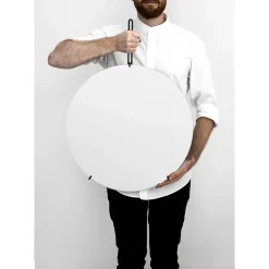 Discount MOEBE - Væg spejl - 50 cm, sort - Wall Mirror Ø50 cm - Black