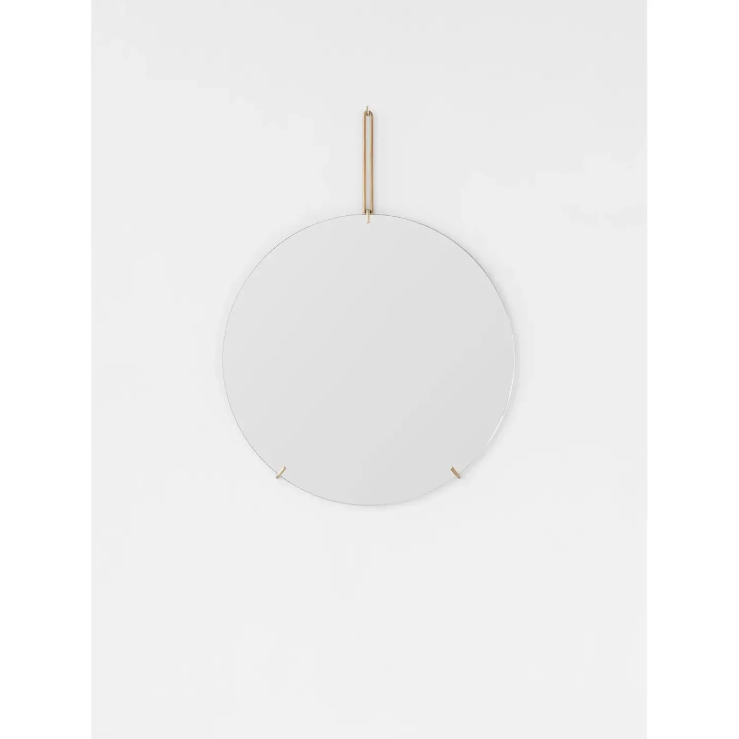 MOEBE - Wall Mirror Ø30 - Brass