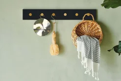 Sale Moudhome - COLOR Knagerække i træ sort - 70 cm