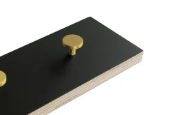 Sale Moudhome - COLOR Knagerække i træ sort - 70 cm