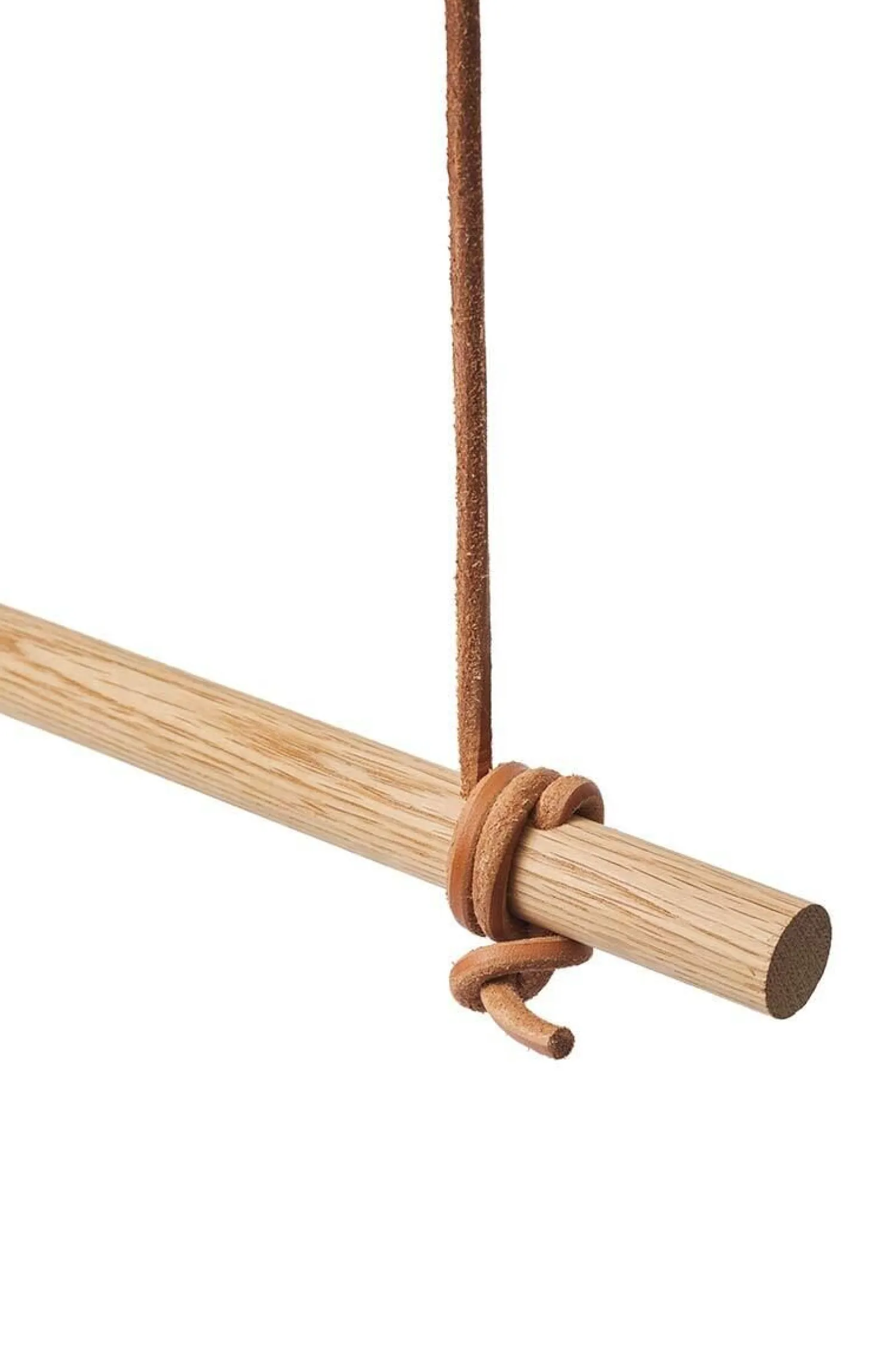 Discount Moudhome - OAK Bøjlestang Med Læder - 80 cm