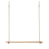 Discount Moudhome - OAK Bøjlestang Med Læder - 100 cm