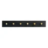 Online Moudhome - OAK Knagerække sort og messing - 70 cm