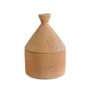Discount Moudhome - Rustic keramik krukke med låg - 14,5 cm
