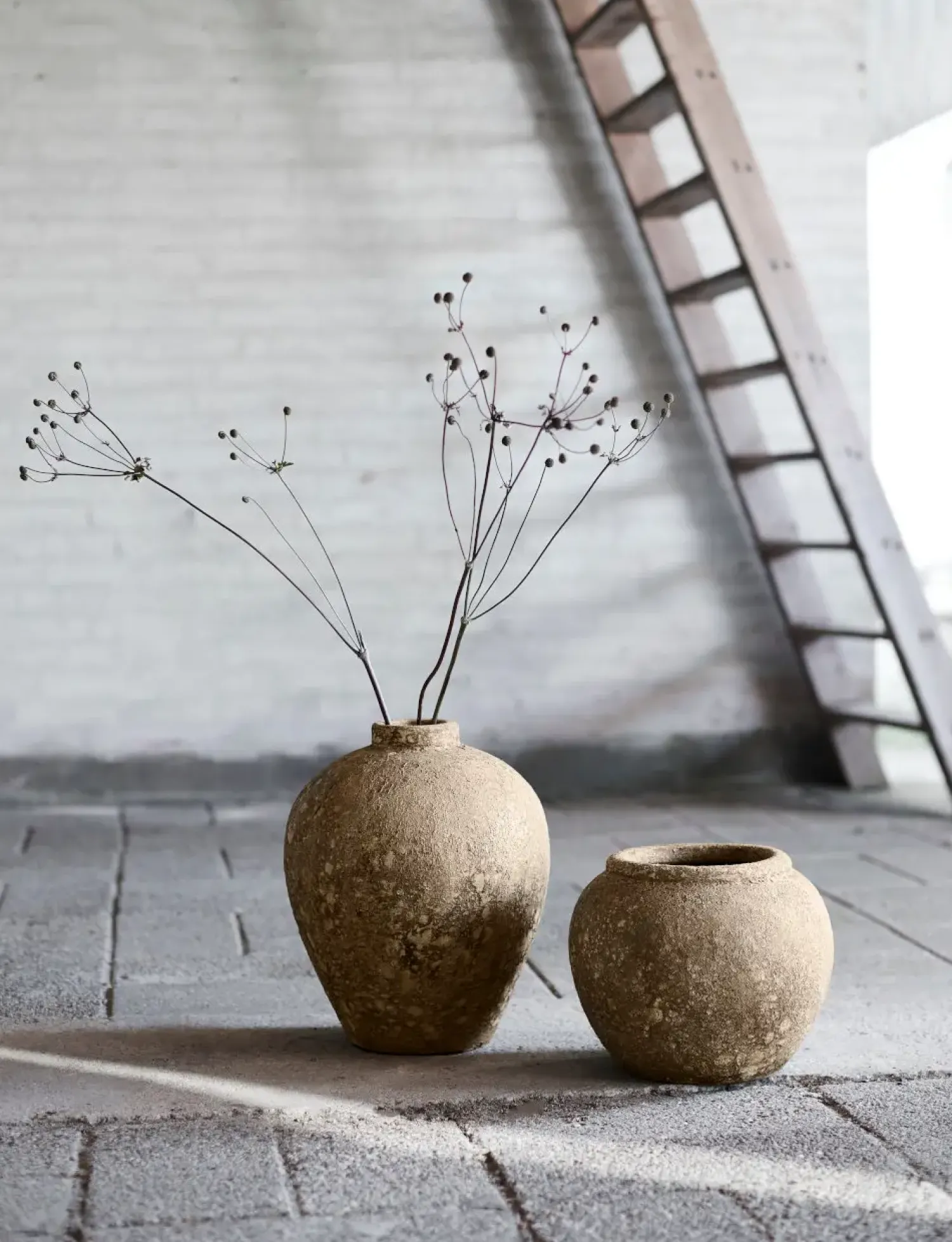 Online Muubs - Krukke Luna Beige 25 - Beige - Terrakotta