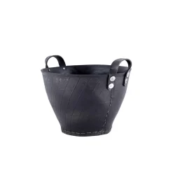 Outlet Muubs - Kurv Dacarr - Sort - Large - Ø40 x H29 cm