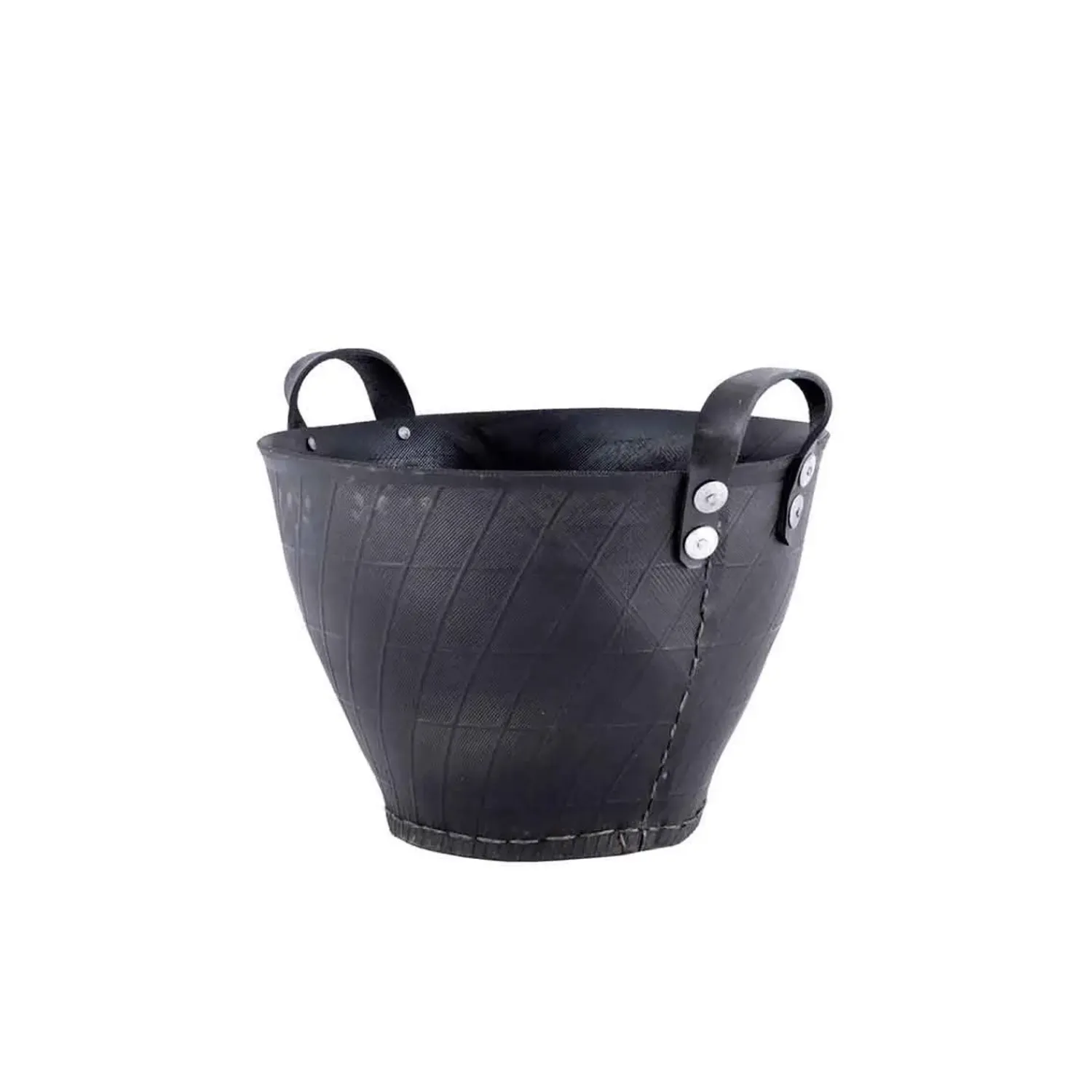 Outlet Muubs - Kurv Dacarr - Sort - Large - Ø40 x H29 cm