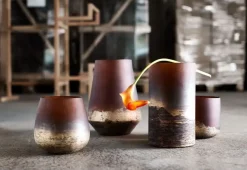 Online Muubs - Vase Lana 26 - Brown/Gold